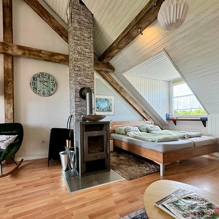 Hof Vierzehnender Im Hohen Venn - 70Qm Fachwerk-Studio - Grosses Wohn-Schlafzimmer Mit Dachterrasse Und Kaminofen - Separate Kueche - Perfekt Fuer Paare - Monschau - Eifel - Hunde Willkommen - Islandpferde Exterior photo
