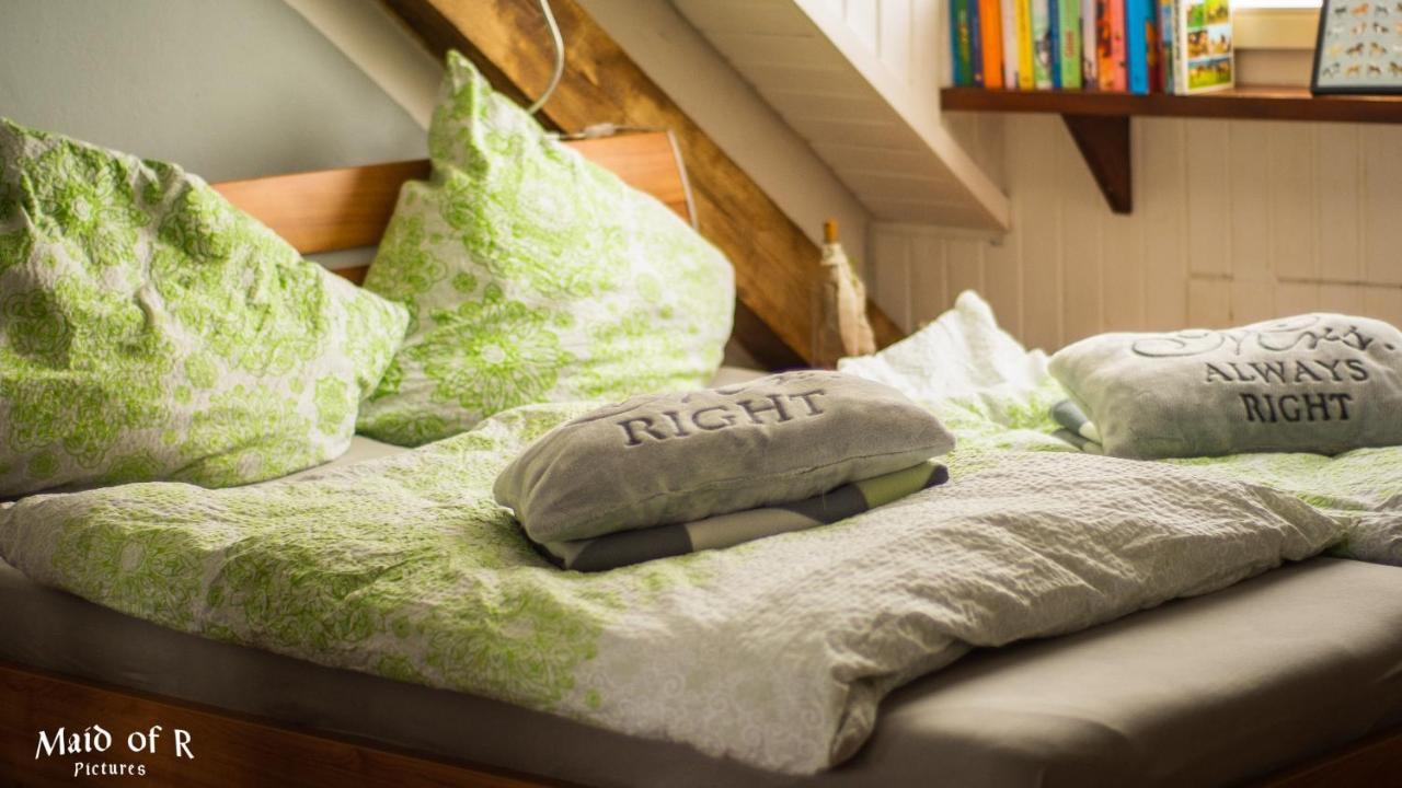 Hof Vierzehnender Im Hohen Venn - 70Qm Fachwerk-Studio - Grosses Wohn-Schlafzimmer Mit Dachterrasse Und Kaminofen - Separate Kueche - Perfekt Fuer Paare - Monschau - Eifel - Hunde Willkommen - Islandpferde Exterior photo